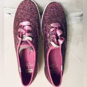 Kate Spade/Keds sparkle sneakers. NeverWorn!